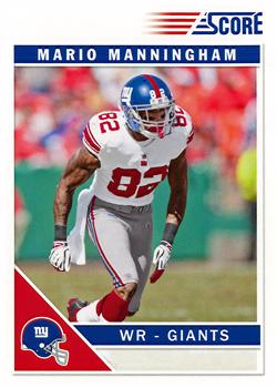 2011 Score #194 Mario Manningham Front