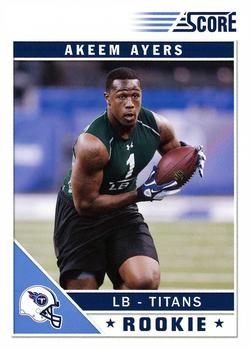 2011 Score #305 Akeem Ayers Front