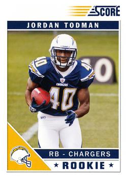 2011 Score #350 Jordan Todman Front