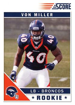 2011 Score #400 Von Miller Front