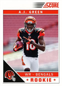 2011 Score #301 A.J. Green Front