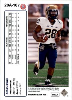 2011 Upper Deck - 20th Anniversary #20A-167 Dion Lewis Back