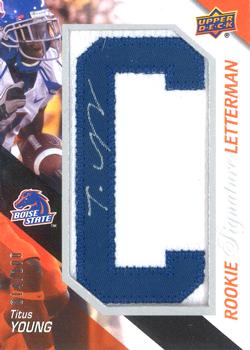 2011 Upper Deck - Rookie Letterman Autographs #RSL-TY Titus Young Front