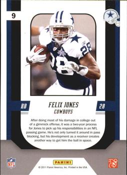 2011 Score - Complete Players Glossy #9 Felix Jones Back