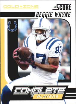 2011 Score - Complete Players Gold Zone #16 Reggie Wayne Front