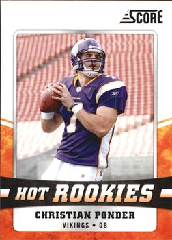 2011 Score - Hot Rookies #7 Christian Ponder Front