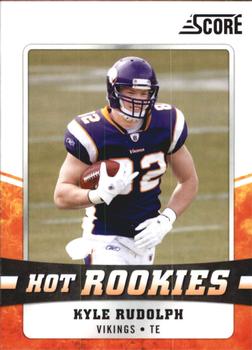 2011 Score - Hot Rookies #18 Kyle Rudolph Front