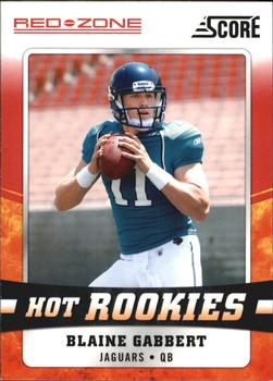 2011 Score - Hot Rookies Red Zone #5 Blaine Gabbert Front