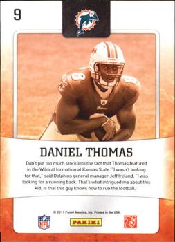 2011 Score - Hot Rookies Red Zone #9 Daniel Thomas Back