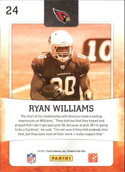 2011 Score - Hot Rookies Red Zone #24 Ryan Williams Back