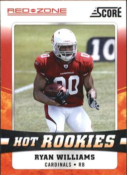2011 Score - Hot Rookies Red Zone #24 Ryan Williams Front
