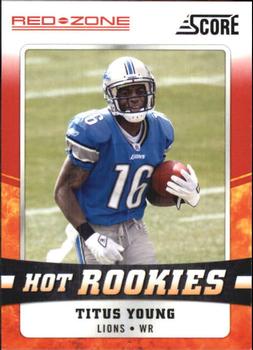 2011 Score - Hot Rookies Red Zone #27 Titus Young Front