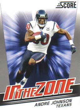 2011 Score - In the Zone #1 Andre Johnson Front