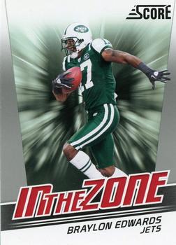 2011 Score - In the Zone #3 Braylon Edwards Front