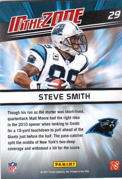 2011 Score - In the Zone #29 Steve Smith Back