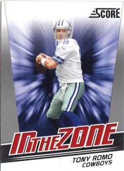 2011 Score - In the Zone #30 Tony Romo Front