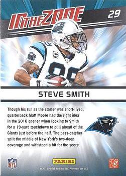 2011 Score - In the Zone Glossy #29 Steve Smith Back