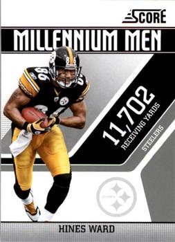 2011 Score - Millennium Men #10 Hines Ward Front