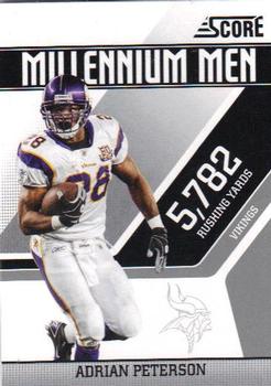 2011 Score - Millennium Men #2 Adrian Peterson Front