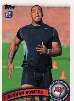 2011 Topps #397 Da'Quan Bowers Front