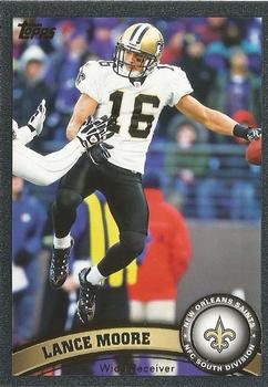 2011 Topps - Black #324 Lance Moore Front