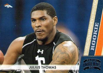 2011 Panini Threads #202 Julius Thomas Front