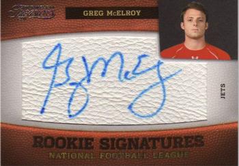 2011 Panini Timeless Treasures #162 Greg McElroy Front