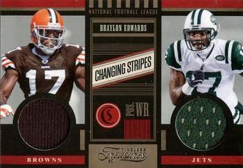 2011 Panini Timeless Treasures - Changing Stripes #3 Braylon Edwards Front