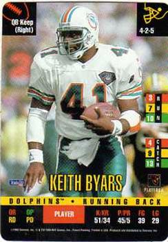 1995 Donruss Red Zone #NNO Keith Byars Front