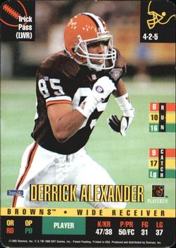 1995 Donruss Red Zone #NNO Derrick Alexander Front