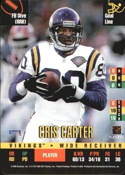 1995 Donruss Red Zone #NNO Cris Carter Front