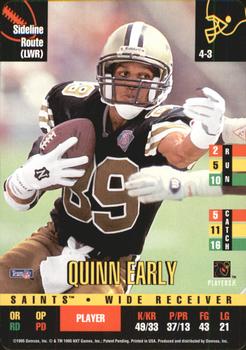 1995 Donruss Red Zone #NNO Quinn Early Front