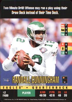 1995 Donruss Red Zone #NNO Randall Cunningham Front