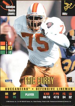 1995 Donruss Red Zone #NNO Eric Curry Front