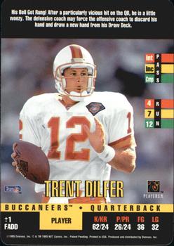 1995 Donruss Red Zone #NNO Trent Dilfer Front