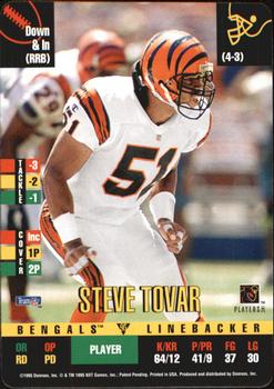 1995 Donruss Red Zone Update #NNO Steve Tovar Front