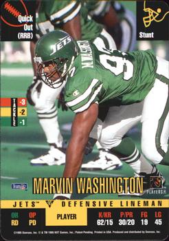 1995 Donruss Red Zone Update #NNO Marvin Washington Front