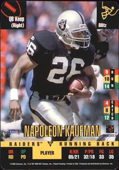 1995 Donruss Red Zone Update #NNO Napoleon Kaufman Front