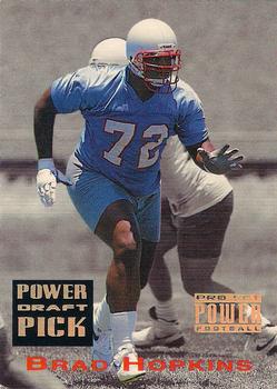 1993 Pro Set Power - Draft Picks Gold #PDP10 Brad Hopkins Front