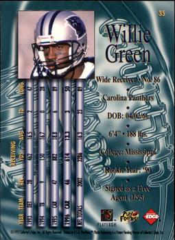 1997 Collector's Edge Masters - Retail #35 Willie Green Back