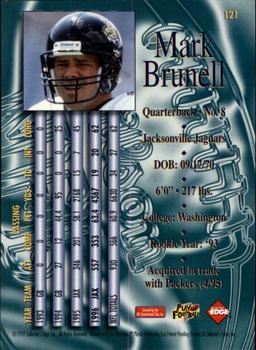 1997 Collector's Edge Masters - Retail #121 Mark Brunell Back