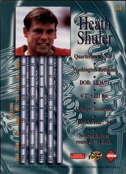 1997 Collector's Edge Masters - Retail #268 Heath Shuler Back