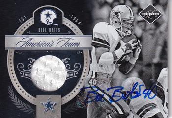 2010 Panini Limited - America's Team Threads Autographs #1 Bill Bates Front