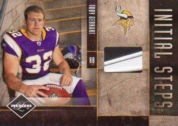 2010 Panini Limited - Initial Steps Shoes #12 Toby Gerhart  Front