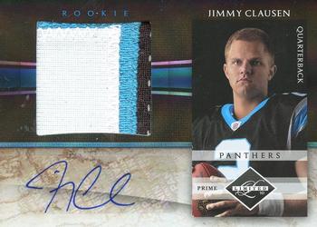 2010 Panini Limited - Rookie Jumbo Jerseys Autographs Prime #24 Jimmy Clausen  Front