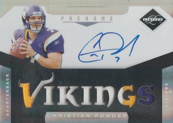 2011 Panini Limited #208 Christian Ponder Front