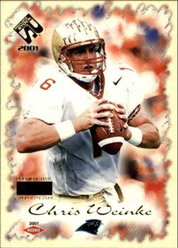 2001 Pacific Private Stock - Premiere Date #114 Chris Weinke Front
