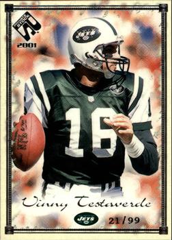 2001 Pacific Private Stock - Silver Framed #68 Vinny Testaverde Front
