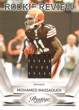 2010 Panini Prestige - Rookie Review Materials #15 Mohamed Massaquoi  Front