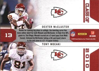 2010 Playoff Contenders - Draft Class #13 Dexter McCluster / Tony Moeaki  Back